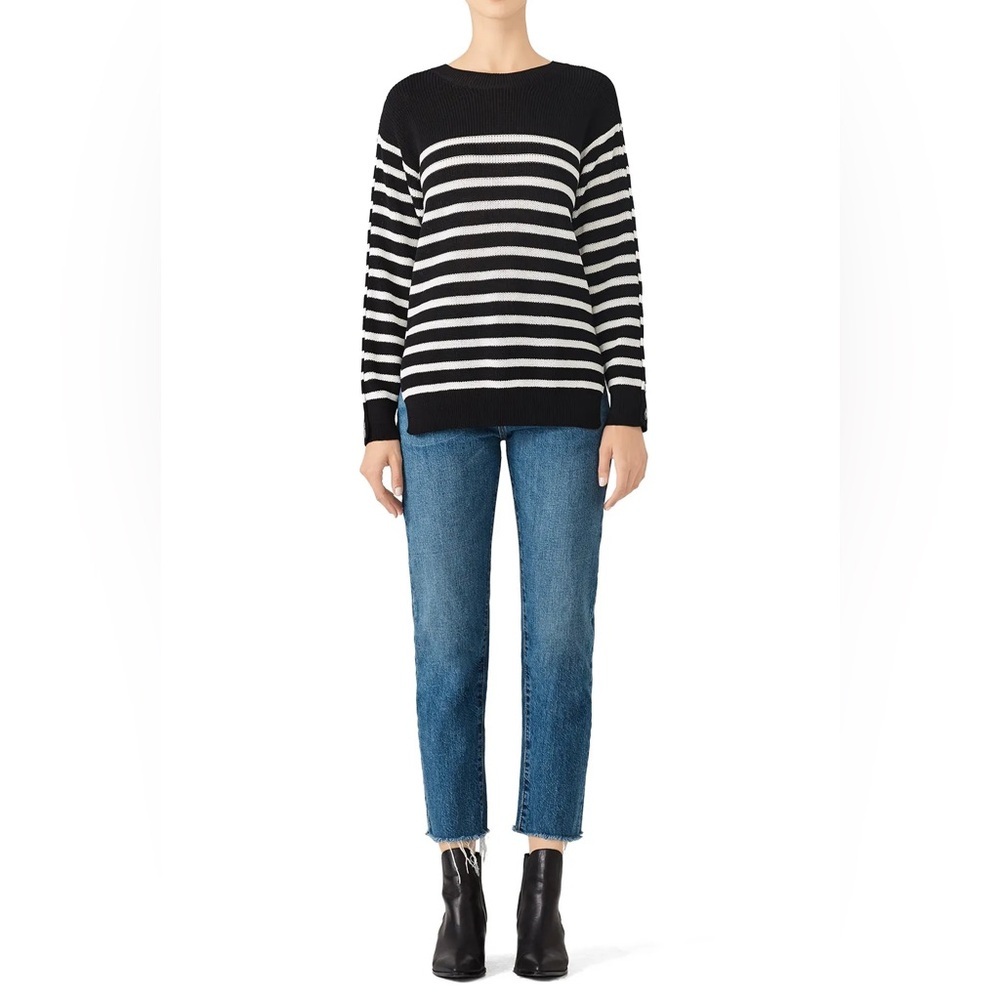 Fuzzi Gianna Striped Sweater, Size Small, EUC